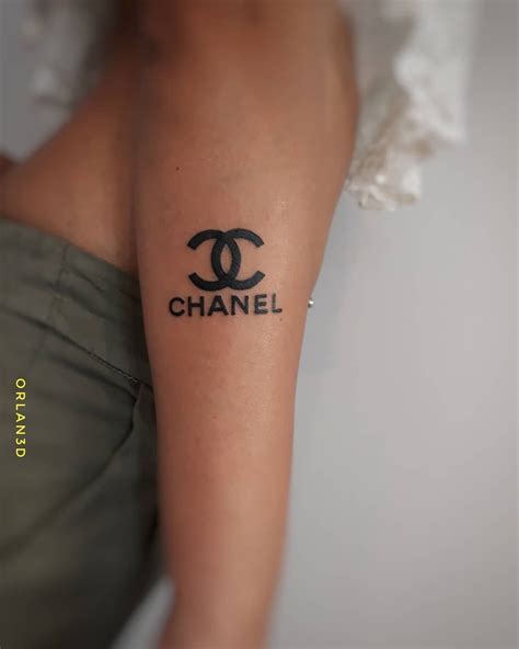 chanel tattoo designs|Chanel logo tattoo.